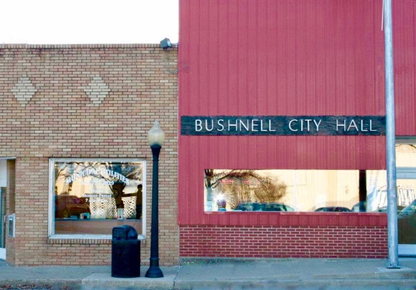 Bushnell City Hall exterior