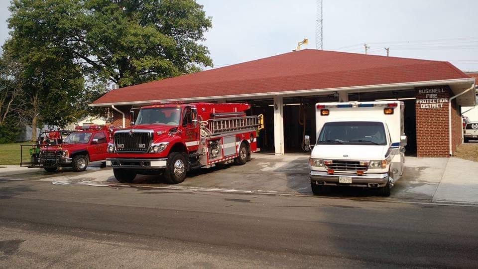 Bushnell Fire Dept. exterior