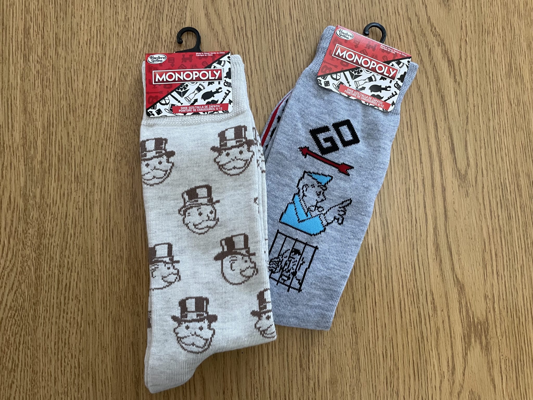 Monopoly Socks - Macomb Area Convention and Visitors Bureau