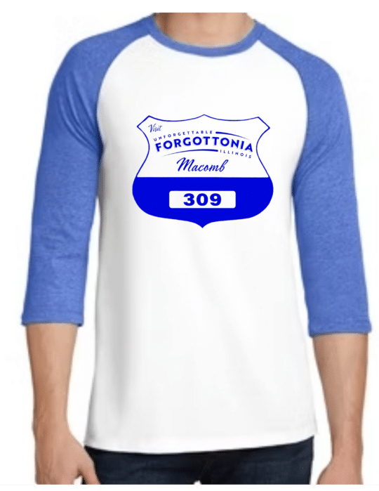Vintage Forgottonia Shield Baseball Tee